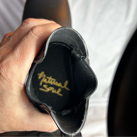 Natural Soul Womens Tyler Rain Boot Black - Picture 7 of 9